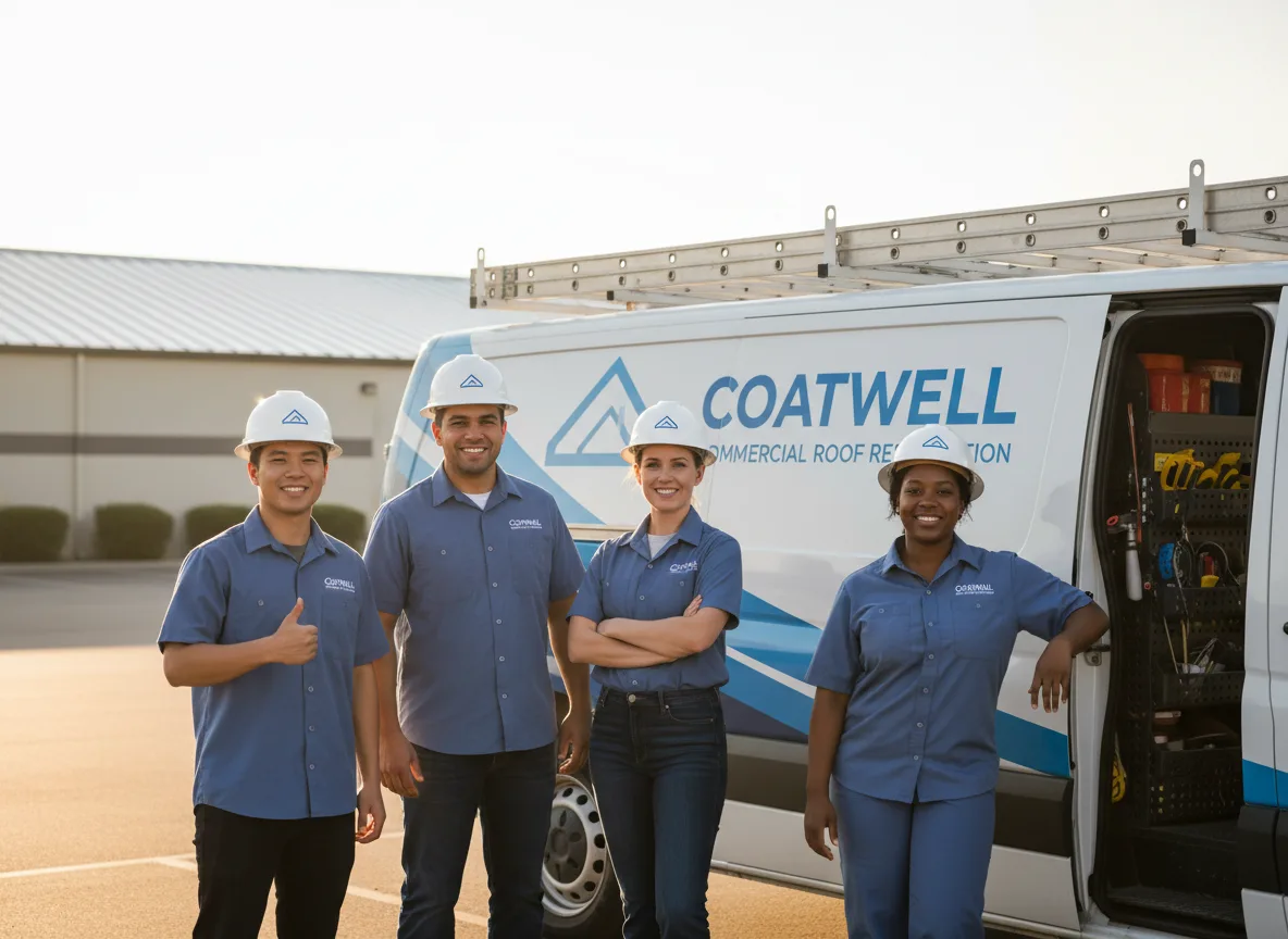 Commercial roof coating company in Forest City, IA